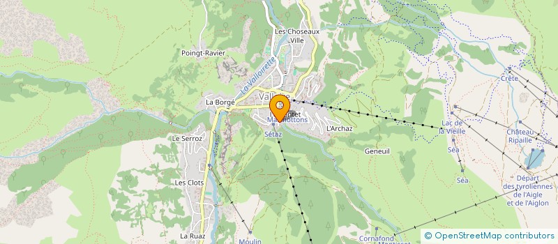 localisation de l'entreprise SCI CELMAT  VALLOIRE