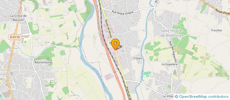 localisation de l'entreprise SCI CELMON  SAINT-HILAIRE-DE-BRETHMAS