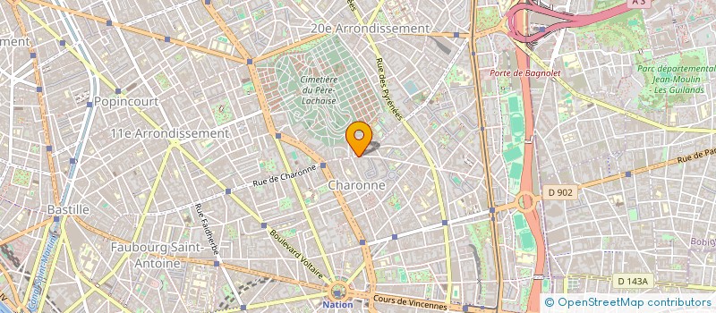 localisation de l'entreprise SCI CELO  PARIS