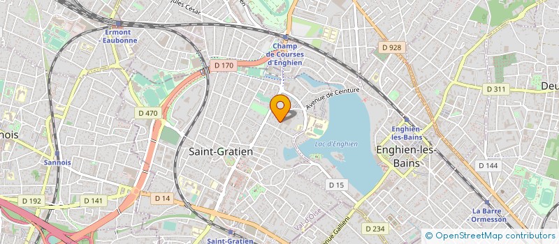 localisation de l'entreprise SCI CELONY  SAINT-GRATIEN