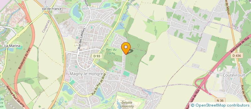 localisation de l'entreprise SCI CELOTHONY  MAGNY-LE-HONGRE