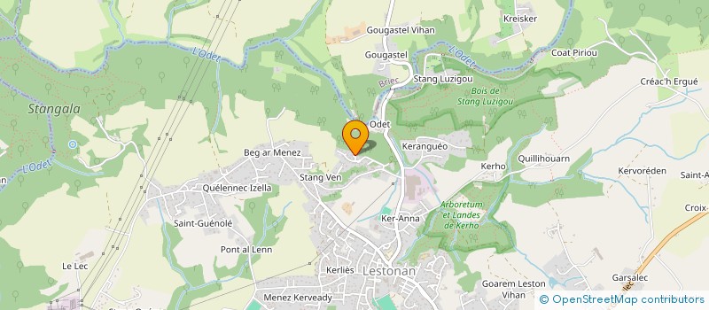 localisation de l'entreprise SCI CELP  ERGUE-GABERIC