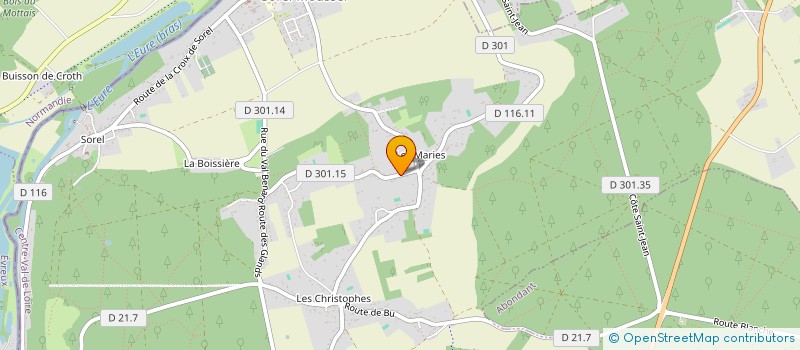 localisation de l'entreprise SCI CELPHI à SOREL-MOUSSEL