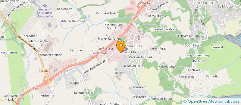 localisation de l'entreprise SCI CELT'IMMOBILIER  PLOMELIN