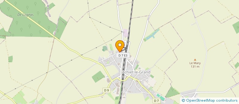 localisation de l'entreprise SCI CELT KELLER  ACHIET-LE-GRAND