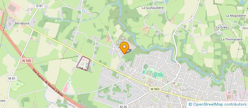 localisation de l'entreprise SCI CELTI à SAUTRON