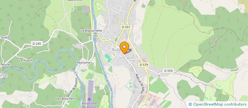 localisation de l'entreprise SCI CELTINE à RUOMS