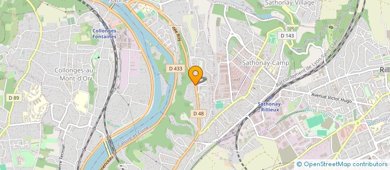 localisation de l'entreprise SCI CELU  FONTAINES-SUR-SAONE