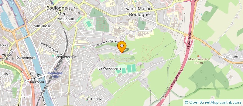 localisation de l'entreprise SCI CELUAL  SAINT-MARTIN-BOULOGNE