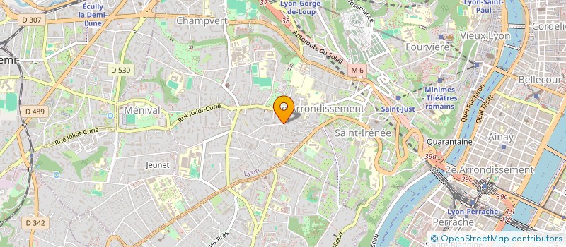 localisation de l'entreprise SCI CELUMA  LYON