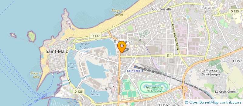 localisation de l'entreprise SCI CELUNE  SAINT-MALO