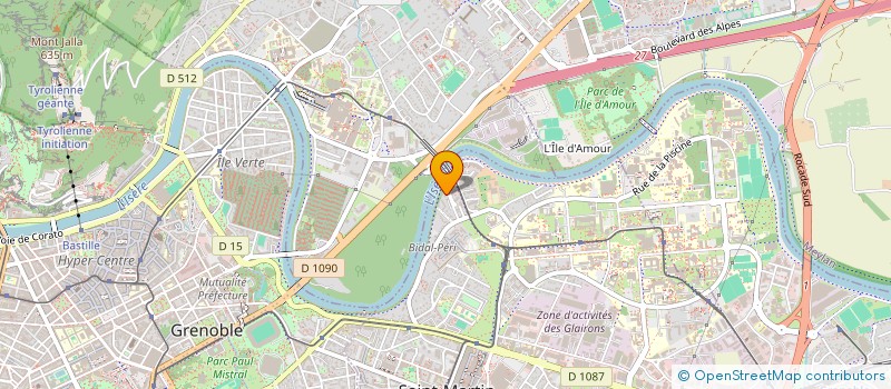 localisation de l'entreprise SCI CELUTI  SAINT-MARTIN-D'HERES