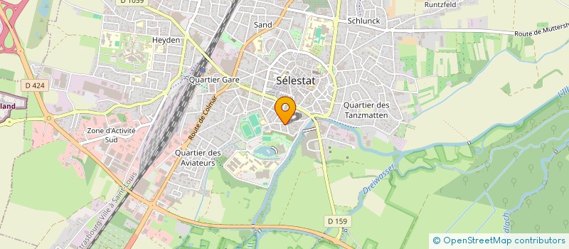 localisation de l'entreprise SCI CELYA  SELESTAT