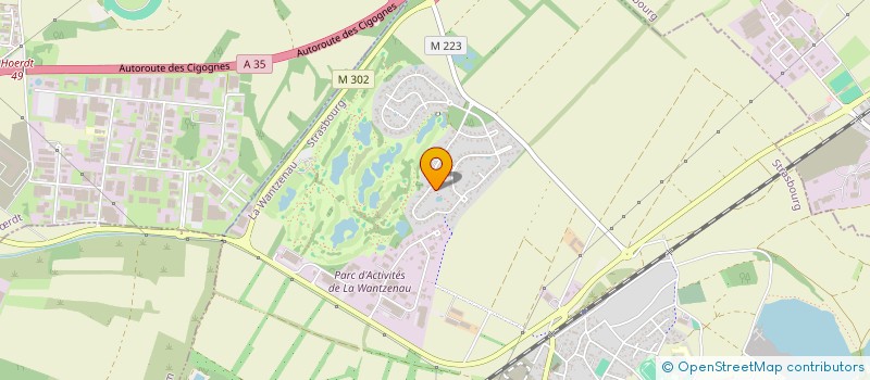 localisation de l'entreprise SCI CELYAT  LA WANTZENAU