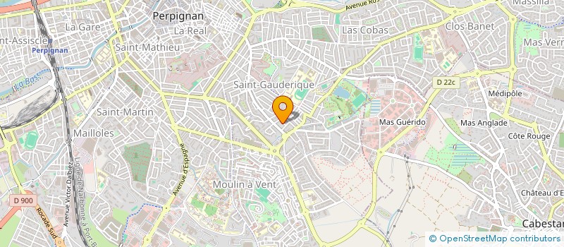 localisation de l'entreprise SCI CELYMAR à PERPIGNAN