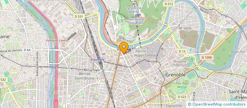 localisation de l'entreprise SCI CELYO à GRENOBLE