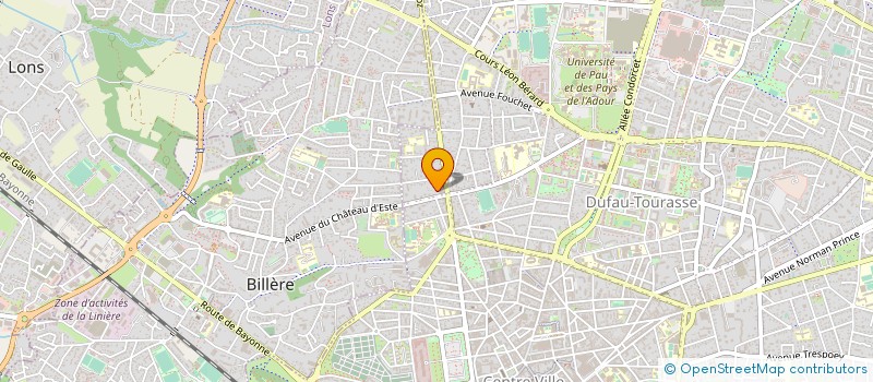 localisation de l'entreprise SCI CEMA à PAU