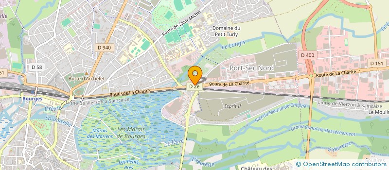 localisation de l'entreprise SCI CEMA  BOURGES