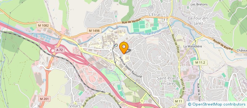 localisation de l'entreprise SCI CEMA  SAINT-PRIEST-EN-JAREZ