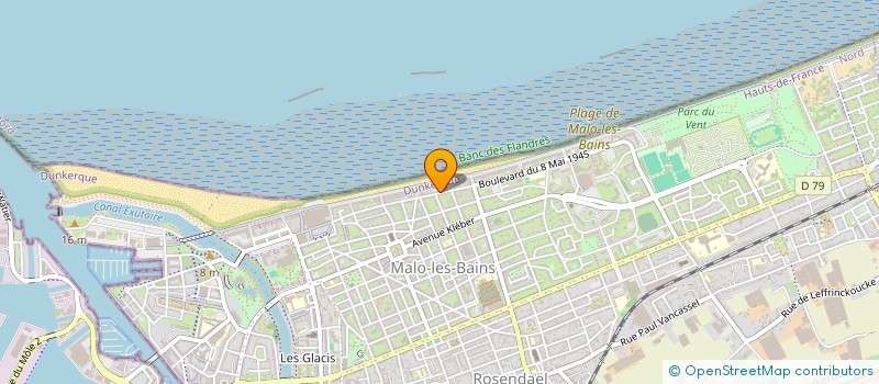 localisation de l'entreprise SCI CEMA à DUNKERQUE