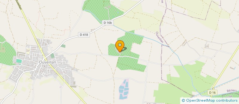 localisation de l'entreprise SCI CEMA  OUVEILLAN