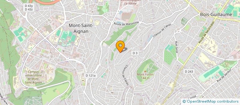 localisation de l'entreprise SCI CEMA  MONT-SAINT-AIGNAN