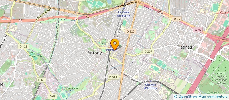 localisation de l'entreprise SCI CEMA à ANTONY