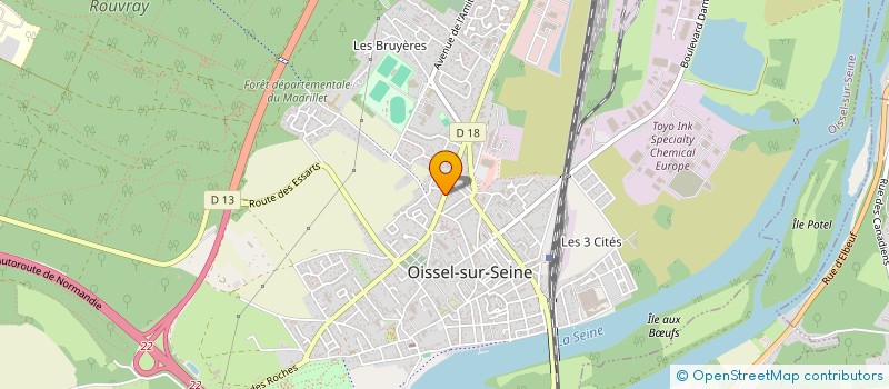 localisation de l'entreprise SCI CEMACHO  OISSEL