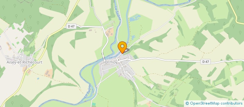 localisation de l'entreprise SCI CEMAJE  VITREY-SUR-MANCE