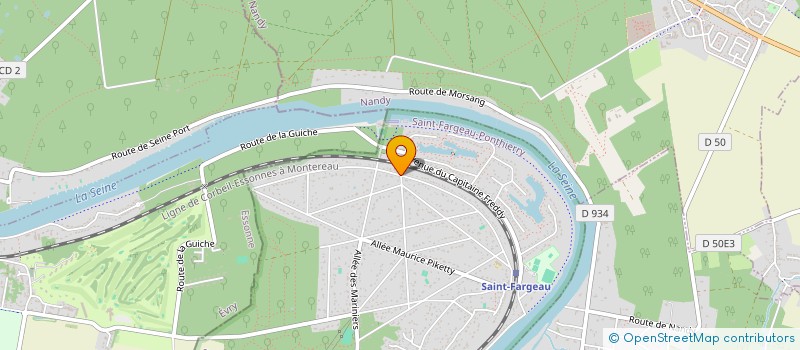 localisation de l'entreprise SCI CEMAMA FAMILY  SAINT-FARGEAU-PONTHIERRY