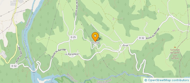 localisation de l'entreprise SCI CEMARO  SAINT-JUST-SAINT-RAMBERT