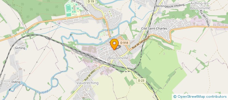 localisation de l'entreprise SCI CEMAT IMMO  BOUZONVILLE