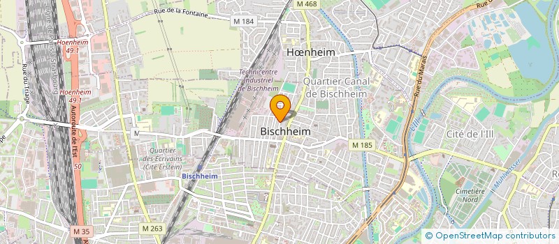 localisation de l'entreprise SCI CEMATICE  BISCHHEIM