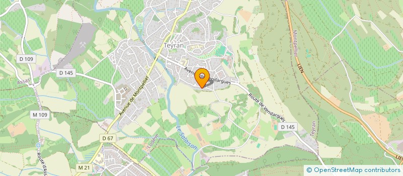 localisation de l'entreprise SCI CEMATOGA  TEYRAN