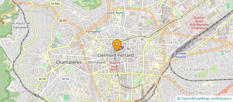 localisation de l'entreprise SCI CEMATT  CLERMONT FERRAND