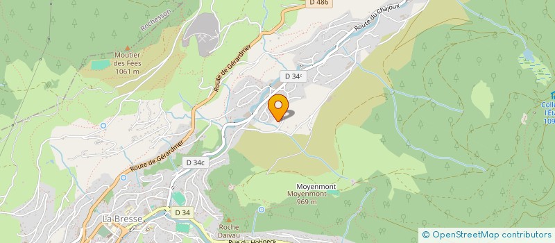 localisation de l'entreprise SCI CEMELO  LA BRESSE