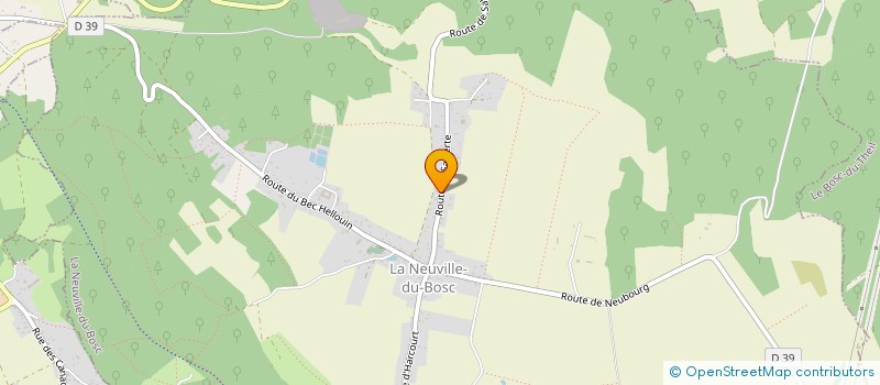 localisation de l'entreprise SCI CEMICRI  LA NEUVILLE-DU-BOSC