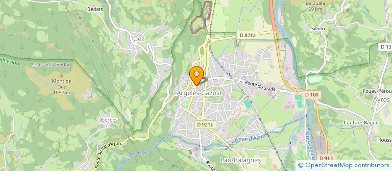 localisation de l'entreprise SCI CEMIRAVAL  ARGELES-GAZOST