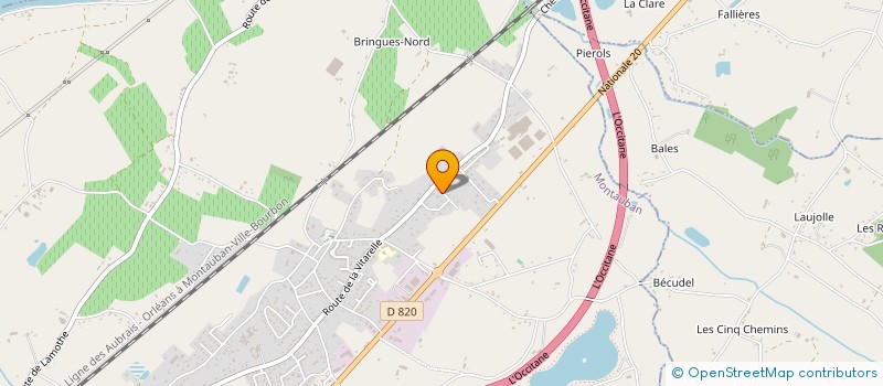 localisation de l'entreprise SCI CEMLIA  MONTAUBAN