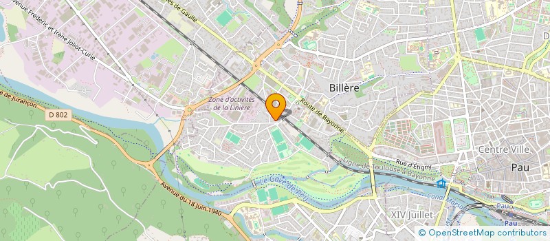 localisation de l'entreprise SCI CEMOD  BILLERE