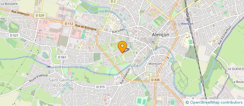 localisation de l'entreprise SCI CEMP à ALENCON