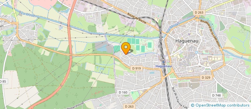 localisation de l'entreprise SCI-CEMSUCAN  HAGUENAU