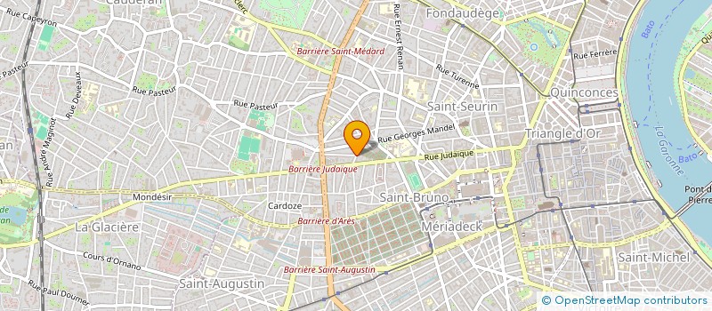 localisation de l'entreprise SCI CEMVA  BORDEAUX