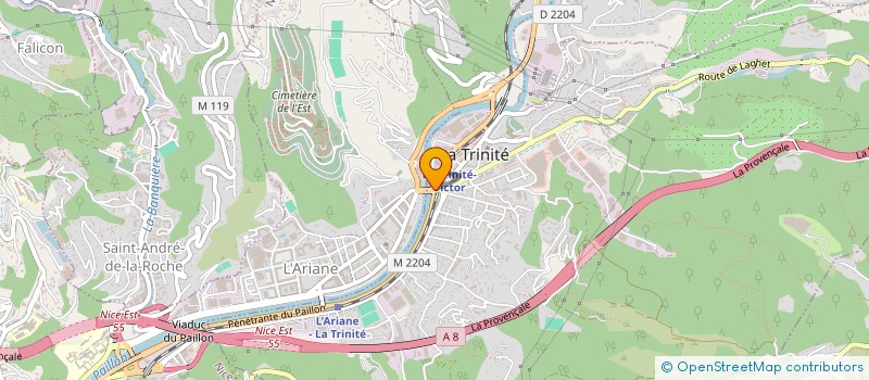 localisation de l'entreprise SCI CENA à LA TRINITE