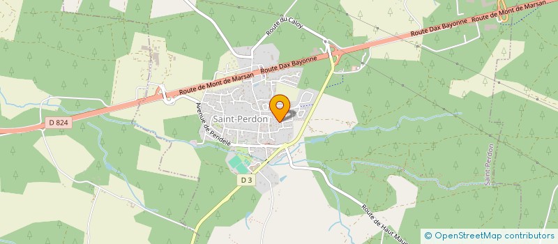 localisation de l'entreprise SCI CENAT  SAINT-PERDON