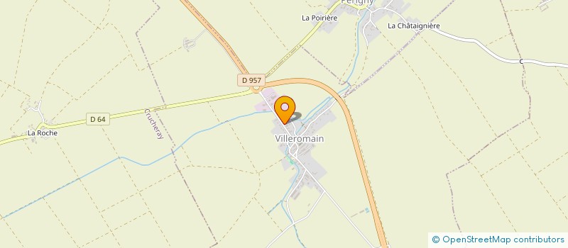 localisation de l'entreprise SCI CENC  VILLEROMAIN