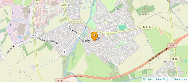 localisation de l'entreprise SCI CENDRILLON  MARLY