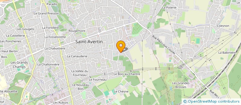 localisation de l'entreprise SCI CENDRINE  SAINT-AVERTIN