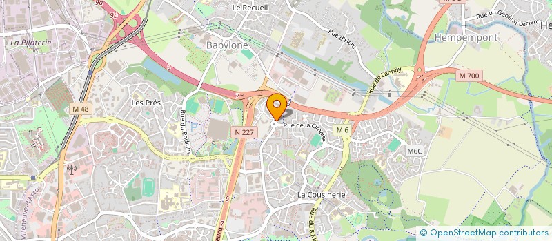 localisation de l'entreprise SCI CENEO à VILLENEUVE-D'ASCQ