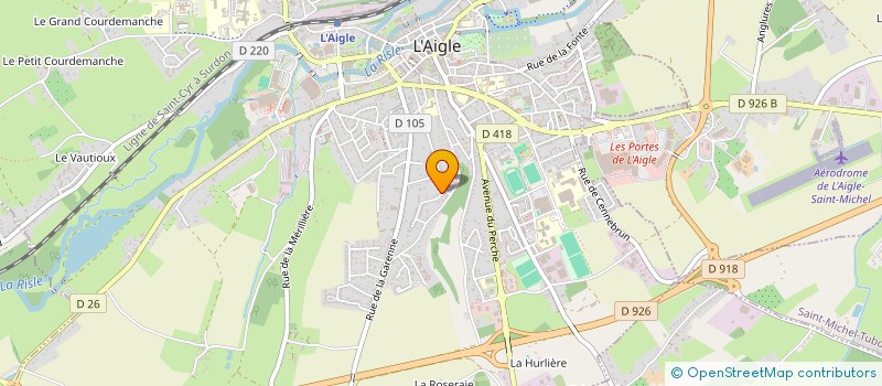 localisation de l'entreprise SCI CENGIZ à L'AIGLE